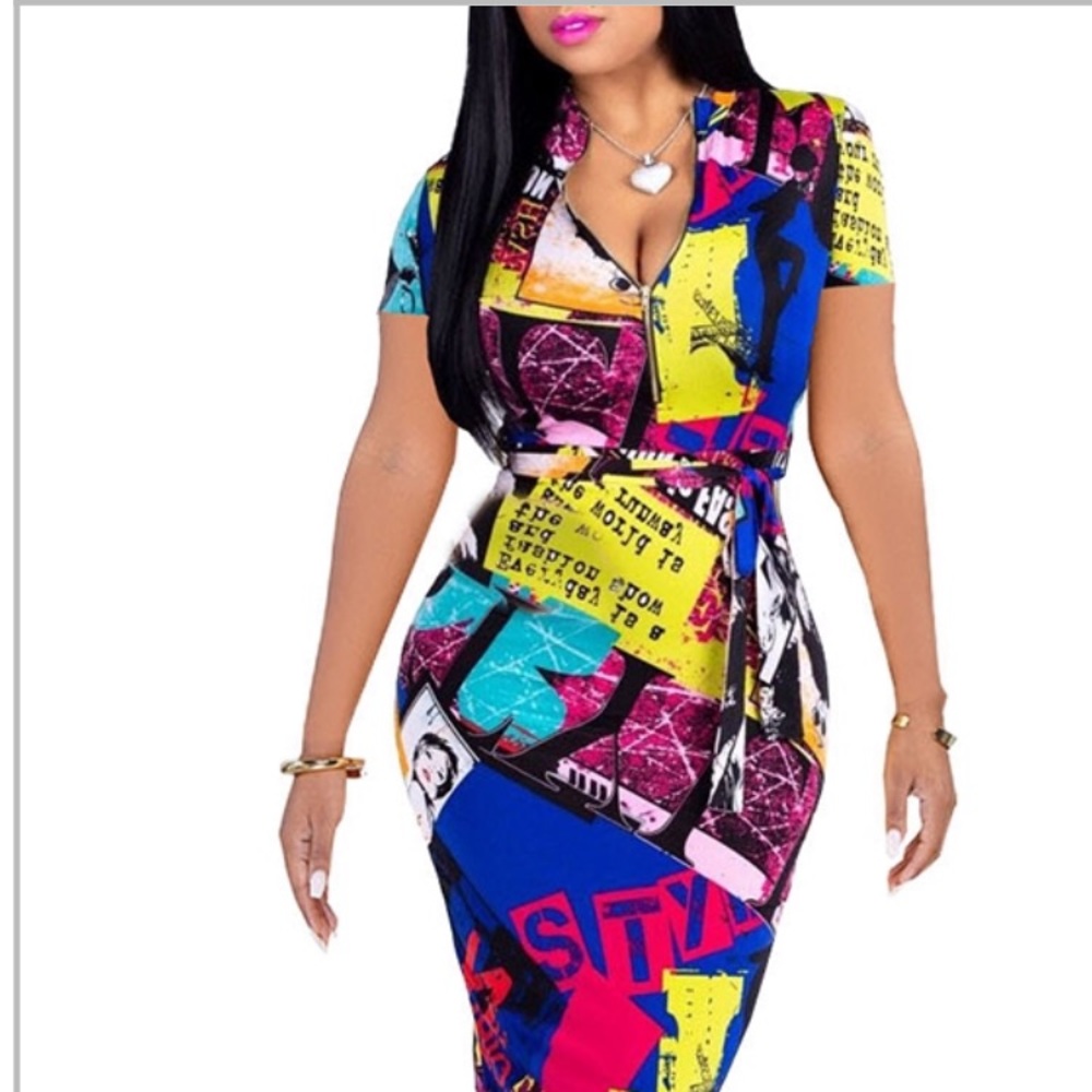 Knee length dress